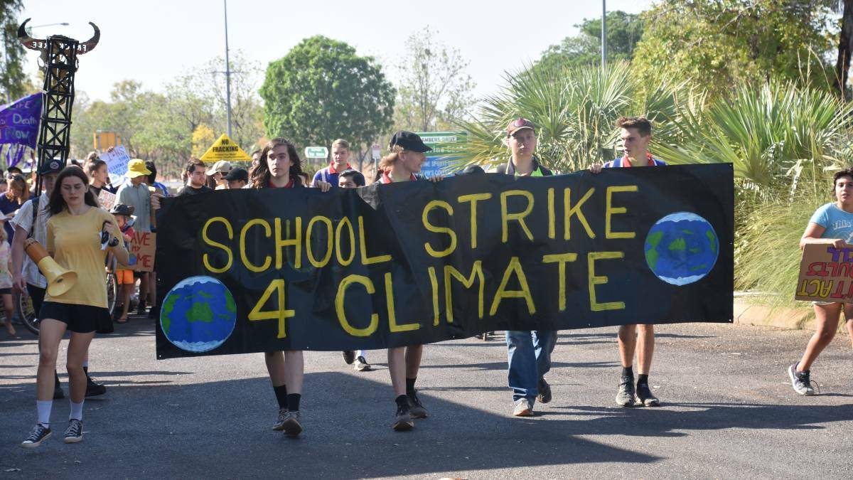Last week, Katherine students ramped up pressure on political leaders to respond to the climate crisis as they joined thousands in the Global Strike for Climate.