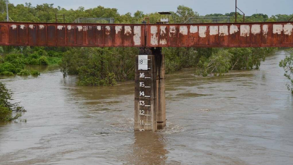 The Katherine River is known to rise rapidly. 