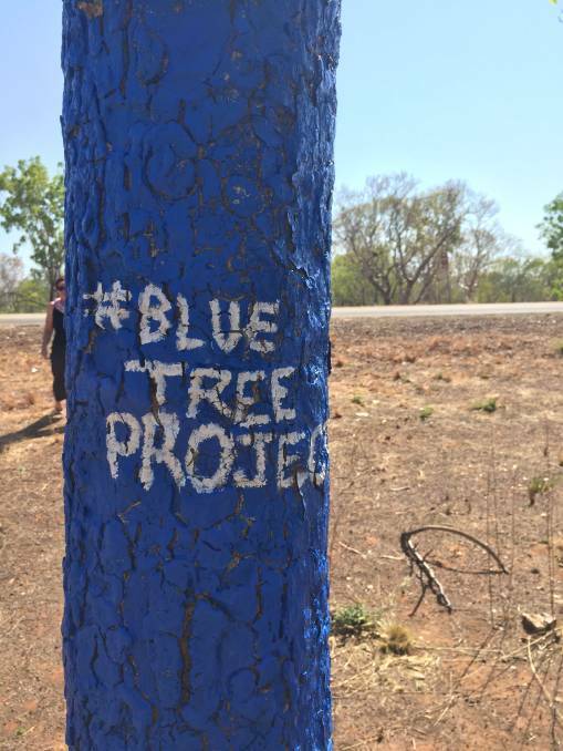 The Blue Tree Project is a visual reminder we all have blue days and a conversation starter on the importance of mental health. 