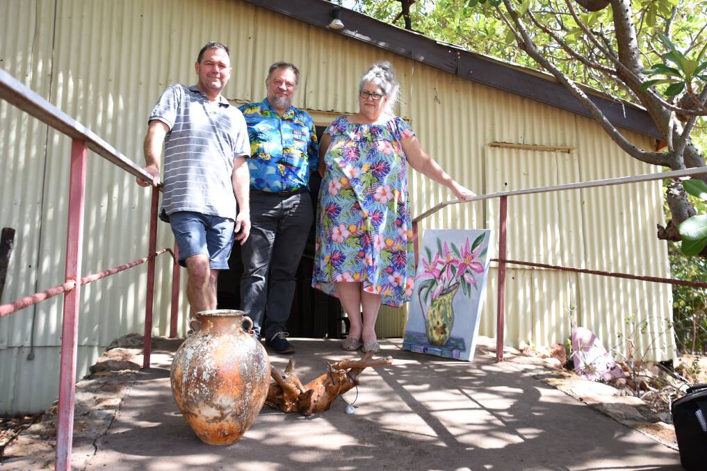 Master potter Danny Murphy, Dr PJ Spafford and Simmone Croft are combining their artworks to bring back a famed exhibition which ran in Katherine for 25 years. 
