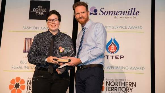 KATHERINE ACHIEVEMENT: Earlier this year Phoebe Hooper from Katherine attended the 2018 Northern Territory Young Achiever Awards in Darwin. Picture: Supplied. 