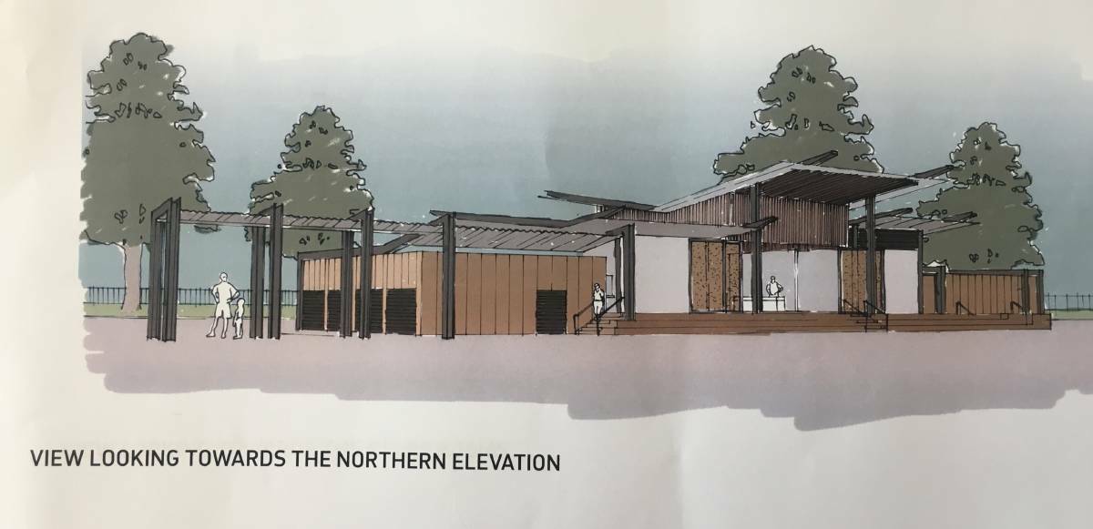 The Architect's concept plan of the new Sportsground building is expected to double as a community centre. 