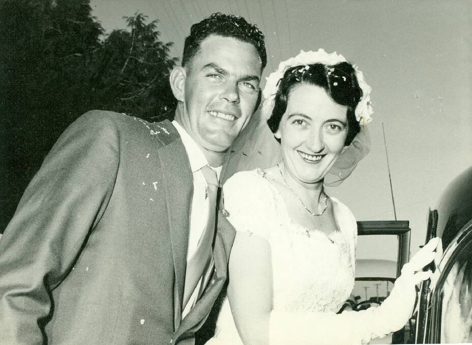 Les and Fay Cox married on November 26, 1960. Picture: The Historical Society of Katherine Inc. 