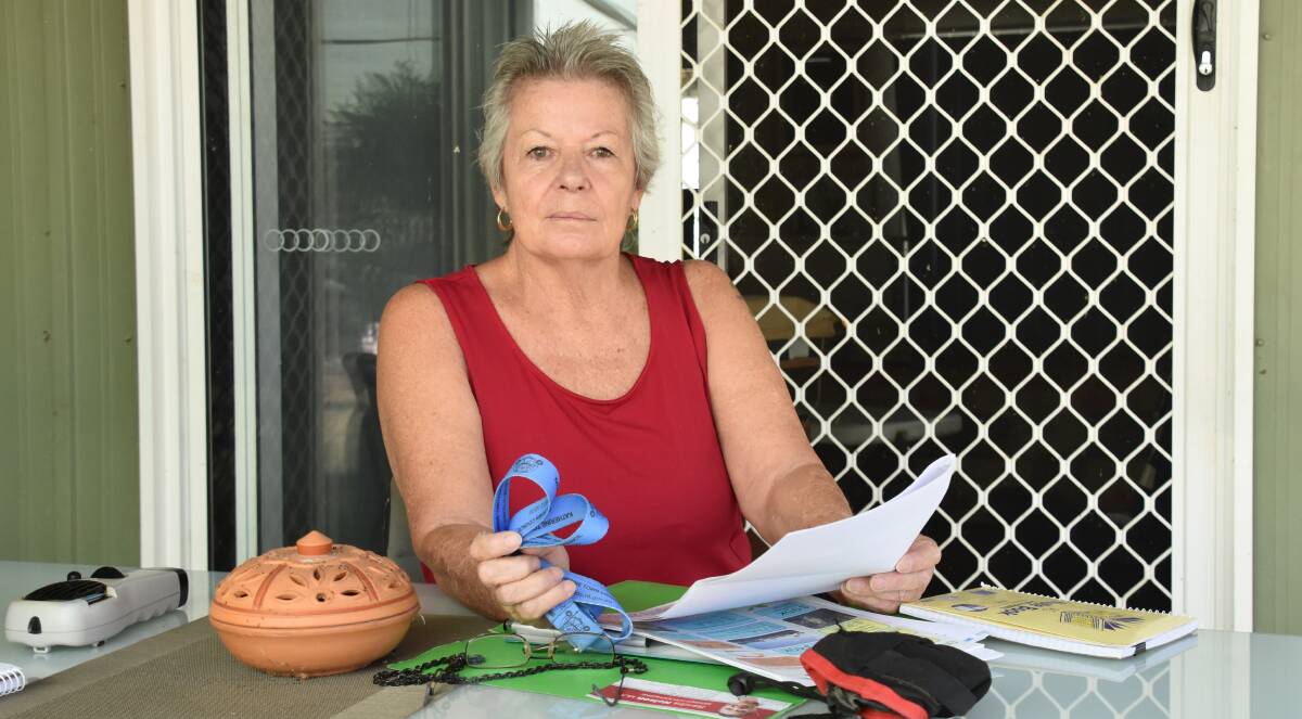 FRUSTRATED: Lori Martin, a semi-retired Katherine resident of about 30 years, has been dealing with Katherine Town Council for one year, and says she is not getting anywhere closer to an official dog park. 