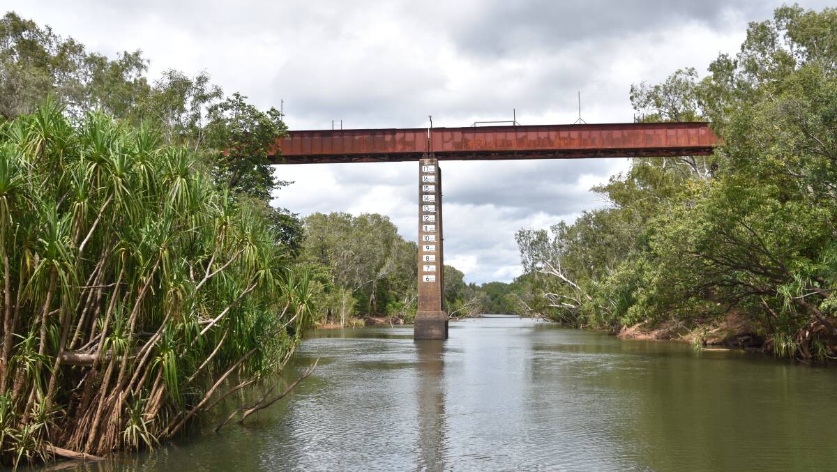 SHOCKING WET SEASON: The Katherine River is at a low point for this time of year, after a dismal wet season. Picture: Chloe Follett. 