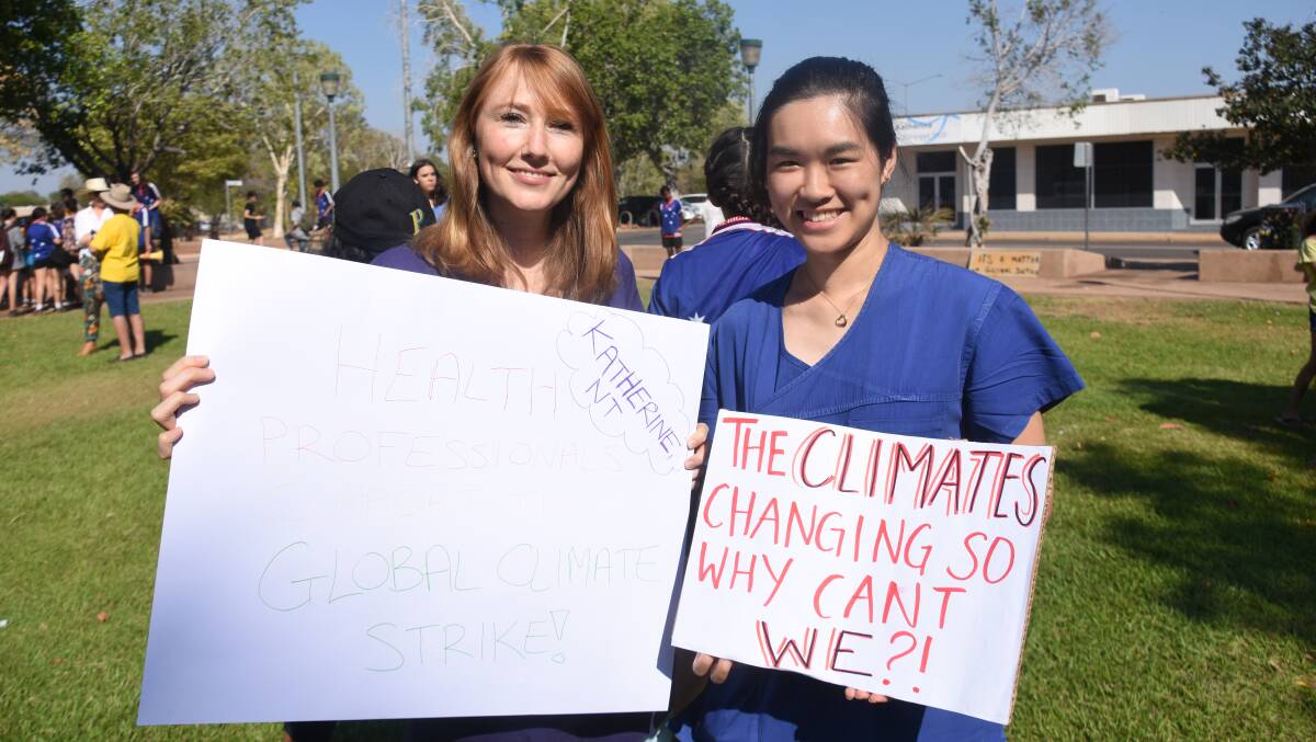 Naomi Atkinson and Jacqueline Lim, doctors at Katherine Hospital, are already seeing the impacts of climate change in their patients. 