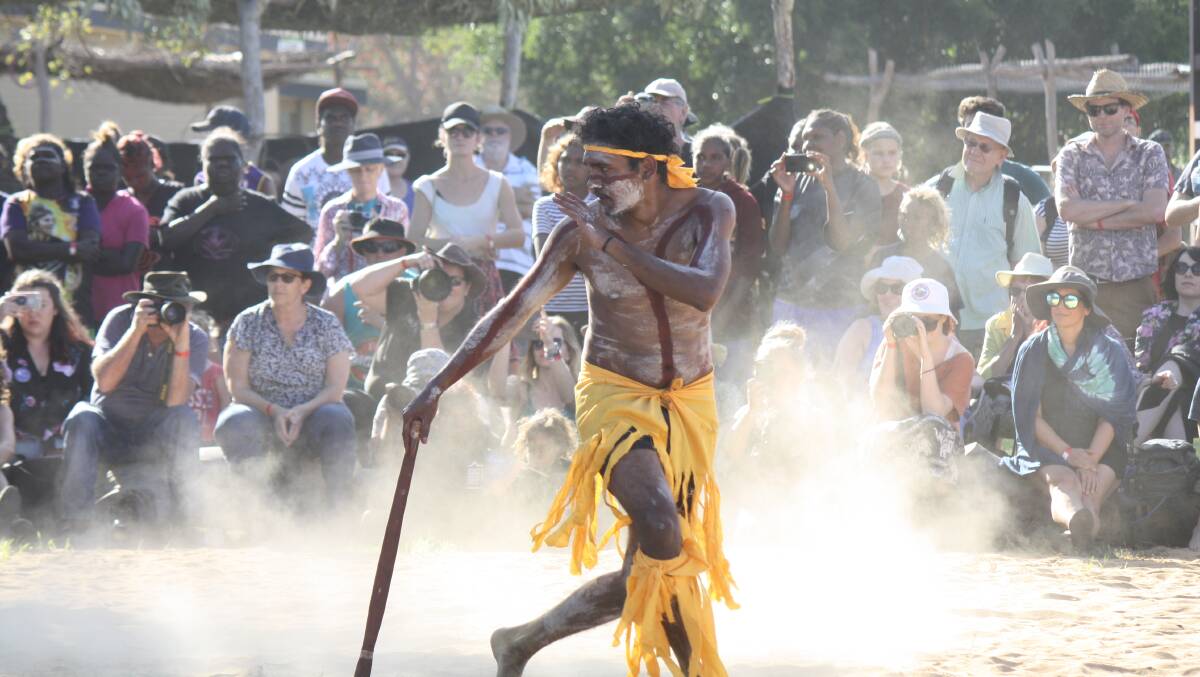Traditional dance performed at Burunga Festival. 