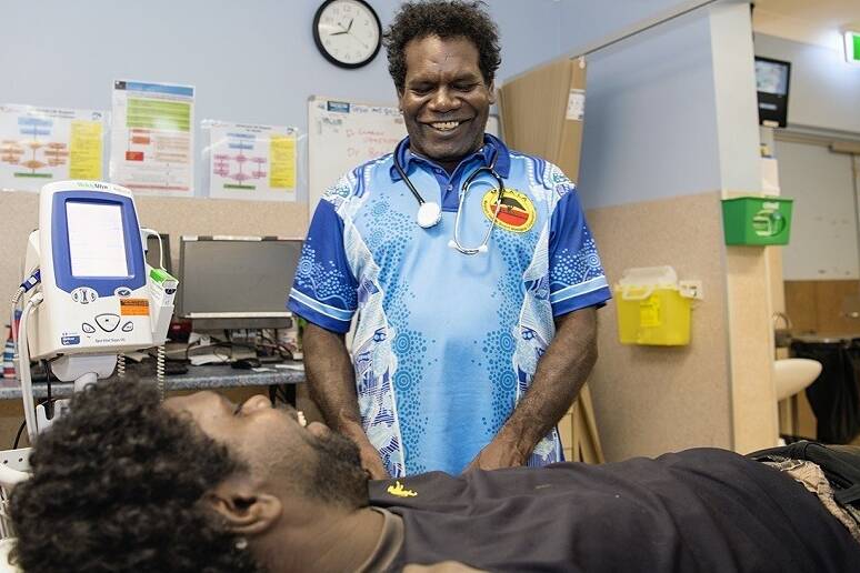 The scholarship scheme began in 2015 and aims to build the capacity of the Aboriginal Health Practitioner workforce. Picture: NTPHN. 