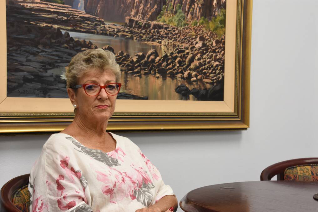 Katherine Mayor Fay Miller says the risk is too high to keep the NT borders open. Picture: Tom Danks. 