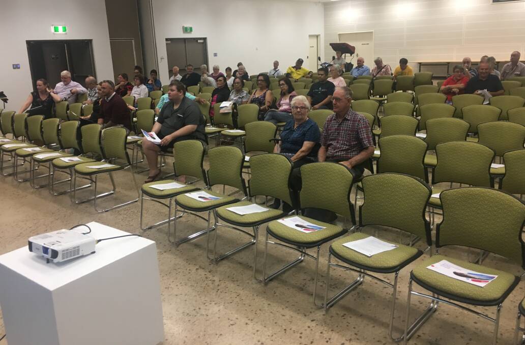 RATE RISE: Between 50 and 70 people attended council's rates meeting at the Godinymayin Yijard Rivers Arts and Culture Centre, with many people opting to leave before the end of the two hour meeting. 