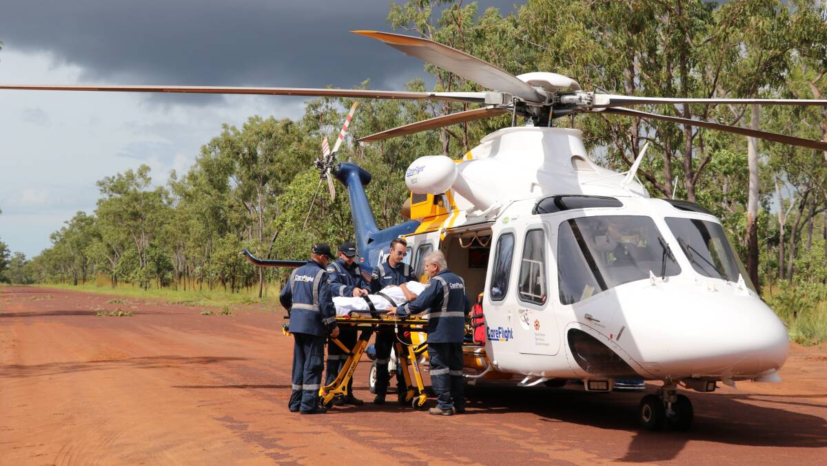 It is a case of life and death for CareFlight, which needs an additional helicopter to service the expansive Northern Territory region. Picture: Supplied. 