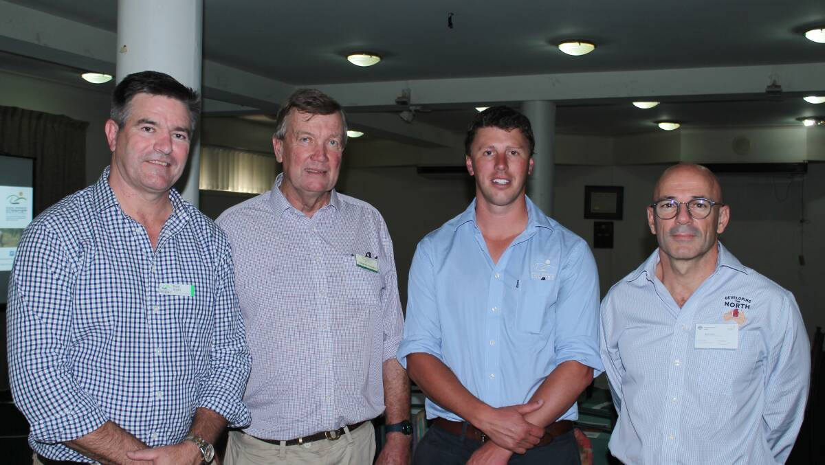  Brett Smith, Charlie Goode, Lachie Hood and Martin Ferreyra at the RBS Business Stakeholder Meeting in Katherine 