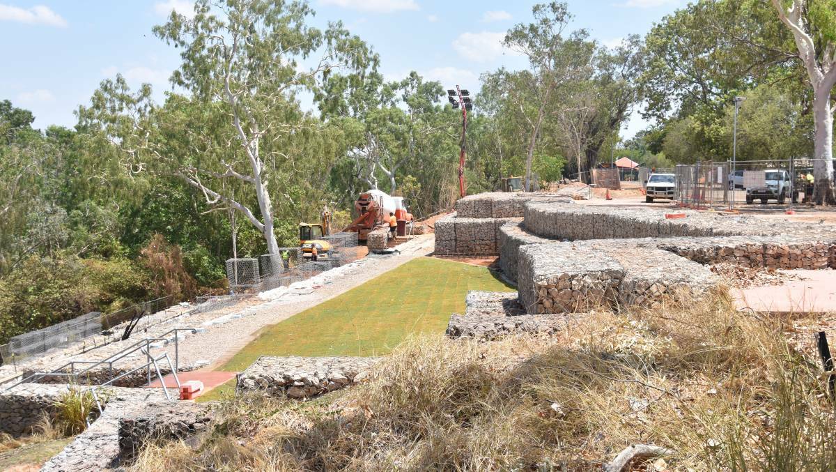In 2016, the sloping bank of the Katherine Hot Springs was ripped up, and trees were pulled out, for a $2 million revamp, which didn't go quite to plan. 