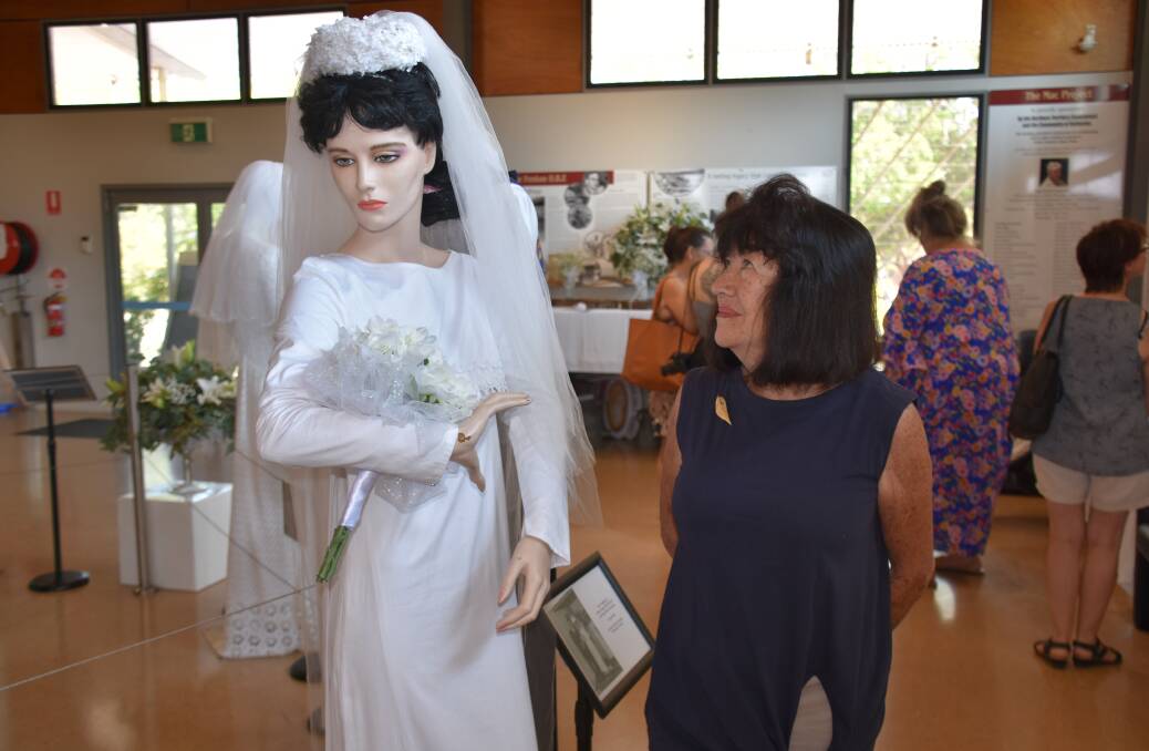 HISTORY MAKING: Nola Sweetman shared her wedding story at the Katherine Museum Wedding Exhibition. 