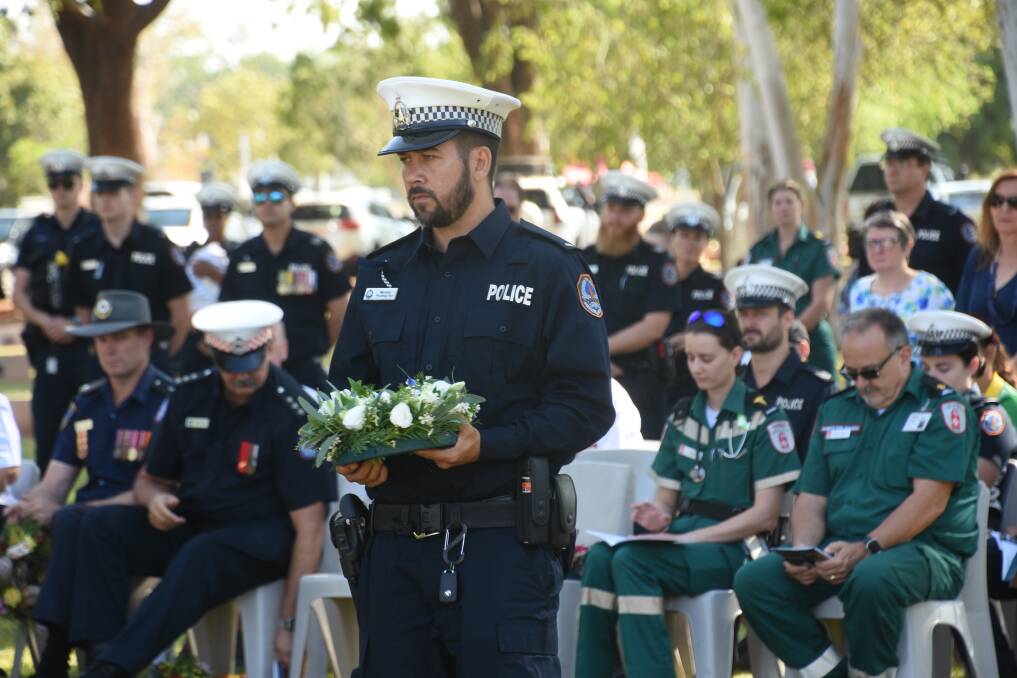 Northern Territory Police paused today to pay tribute to fallen colleagues. 