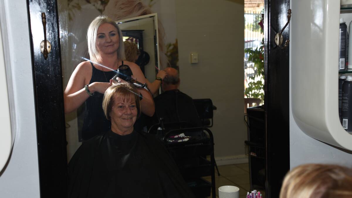 Vision Hair Design has been busy with clients making sure their hair is in good shape for the races. 