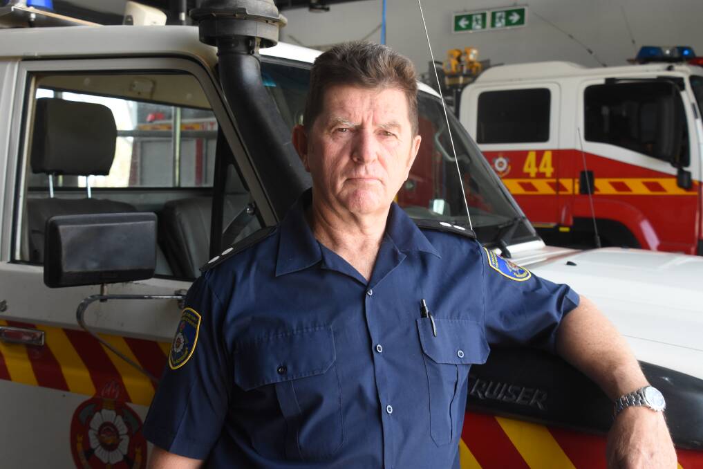 Katherine Fire Station officer in charge Bernie Welsford is one of three permanent staff at the station, backed up by a pool of 20 dedicated volunteers. 