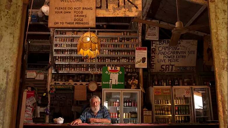 LAST DRINKS: Owner of the Grove Hill Hotel Stan Haeusler will be stepping out from behind the bar. Picture: Glenn Campbell. 