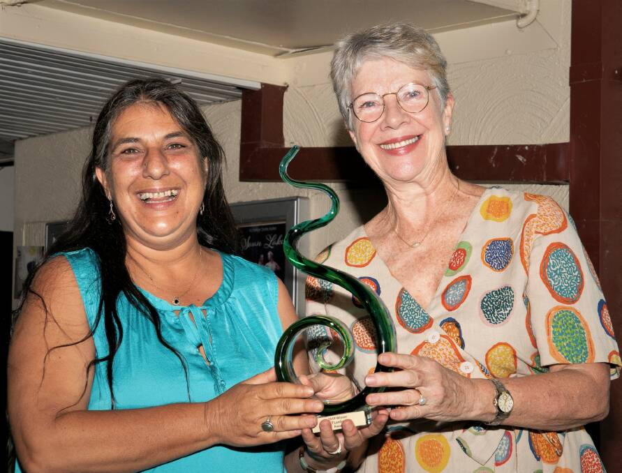 The Individual Landcare Award, announced at a dinner in Darwin on September 26, was awarded to Pauline Cass. Picture: Supplied. 