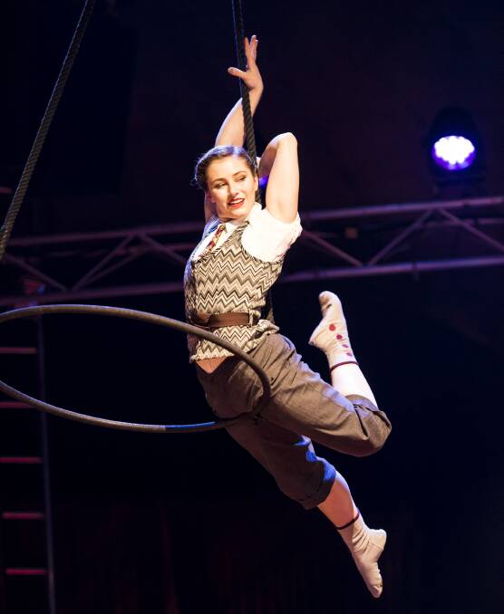 PRECARIOUS: Circus Oz will take audiences on a journey inspired by the icy plains of the Antactic and colours of the Aurora Australis. Picture: Supplied. 