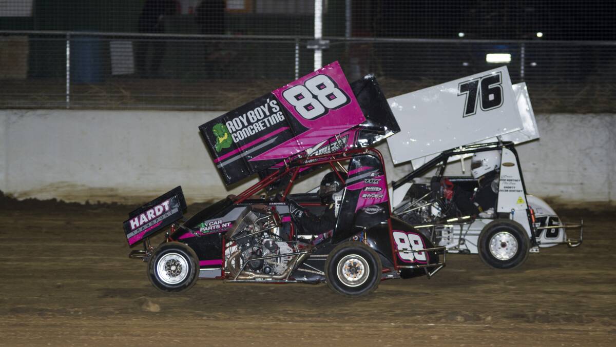 FIRST RACE MEET: This Saturday Katherine Speedway is bringing back sprint cars. Picture supplied: Spyhnx Photography. 