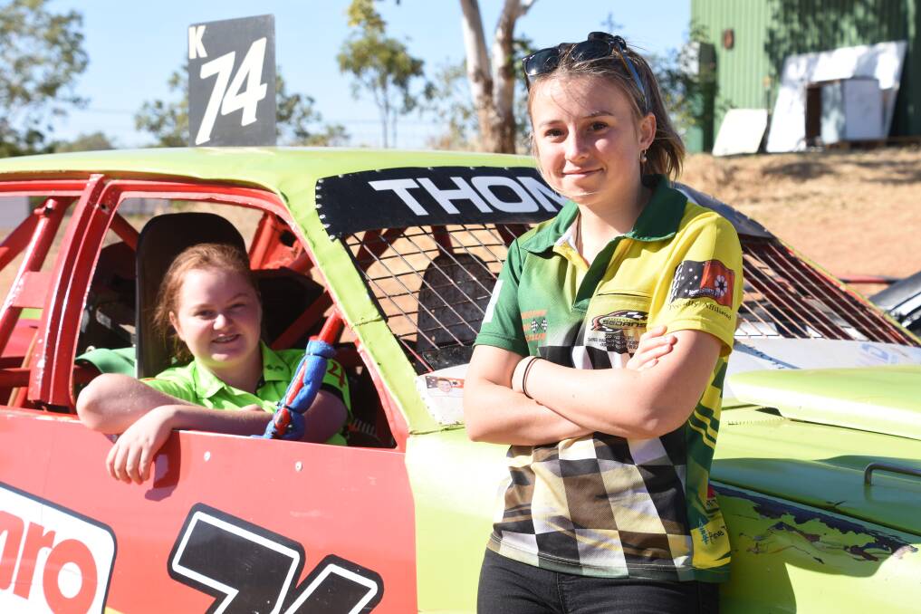 Danielle Thomsen and Brittany Campbell are part of a growing trend of women participating in Speedway. 