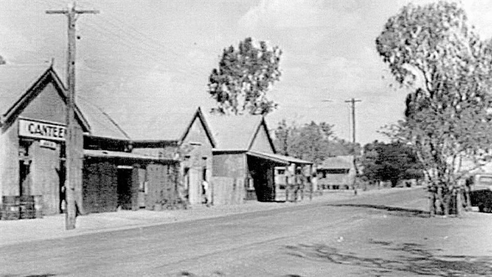 Katherine's main street in 1943. Picture: Katherine Historical Society.