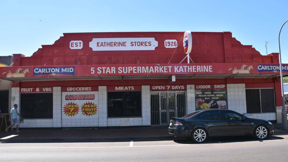 Five Star supermarket has held a prominent spot on Katherine Terrace since 1926, but closed its doors to the public last year because of a steep decline in customers. 