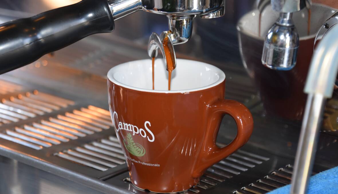 GOOD BREW: Maiden's Lane is the first regional town to house Campos Coffee. 