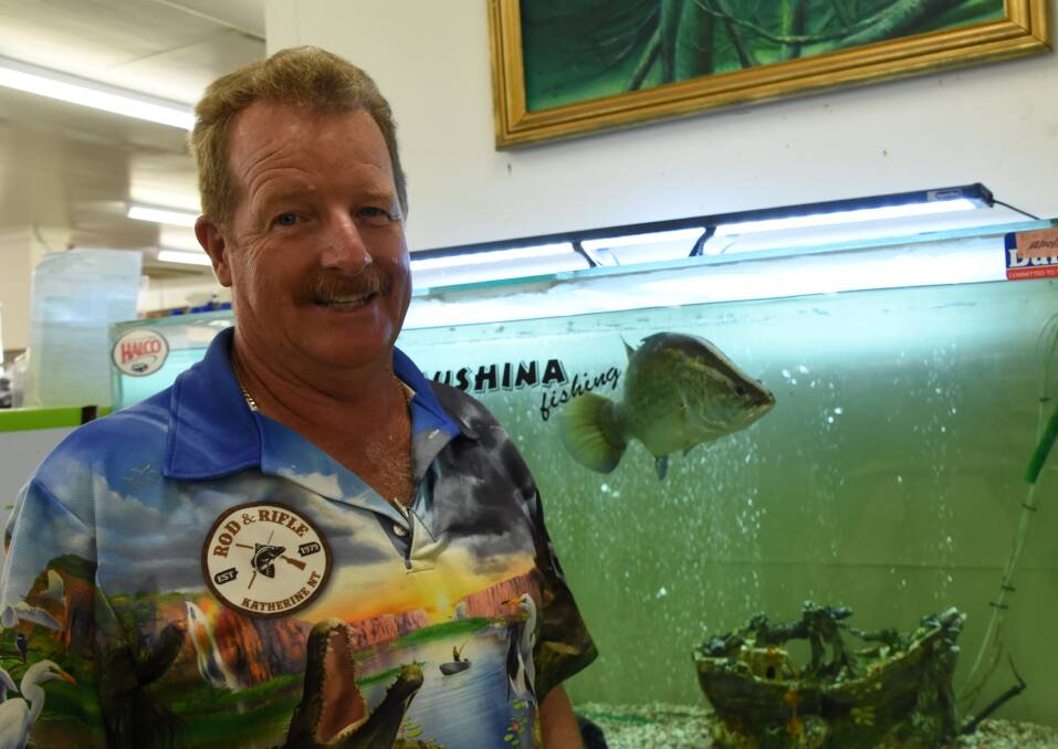 RAINFALL IMPACTS: President of the Amateur Fishermen's Association NT, Warren de With is looking forward to the fishing challenges brought on by the unusual lack of rain this wet season. 