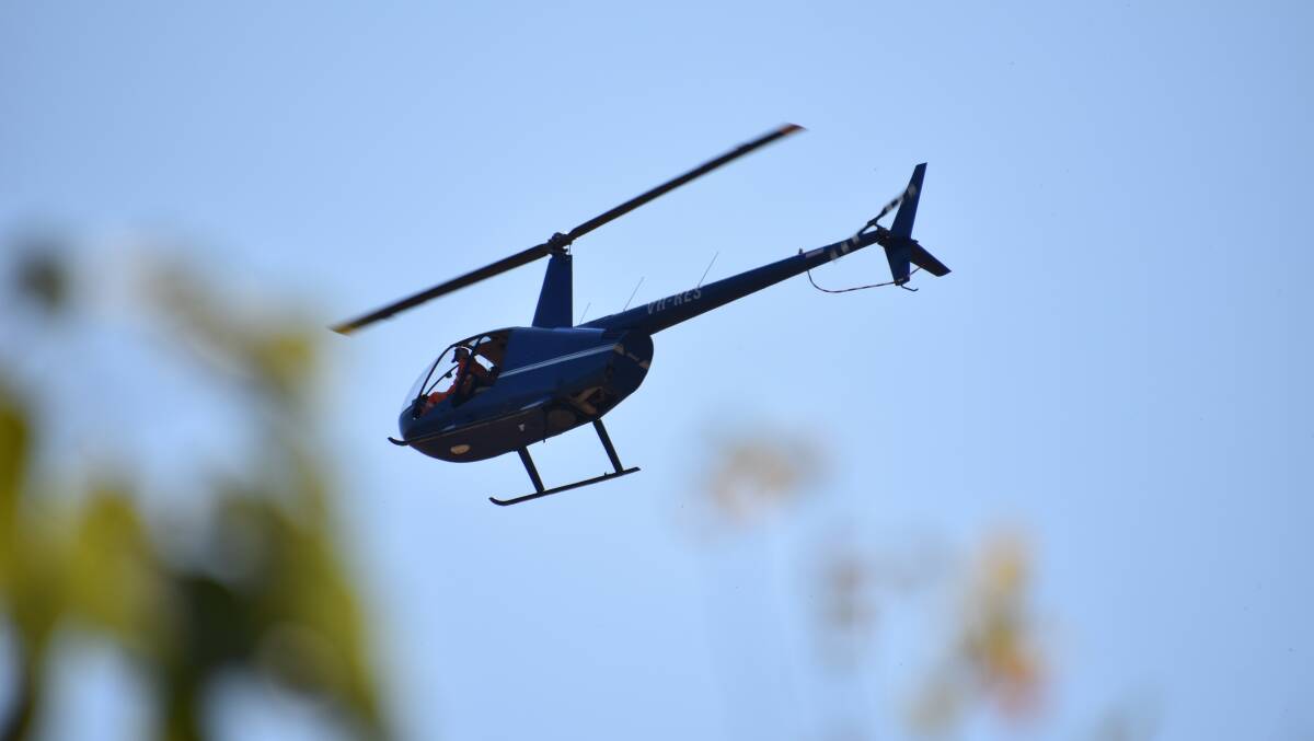 Two helicopters have continued the search today from the air.