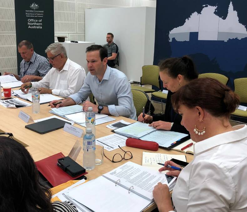 Resources Minister Matt Canavan in Katherine today for the fourth ministerial meeting to discuss the Northern Australia Agenda. 