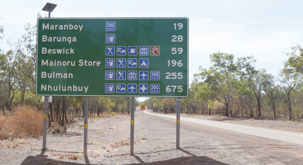 Beswick is located 118 kilometres southeast of Katherine, with a small population of about 500 people. Picture: Supplied. 