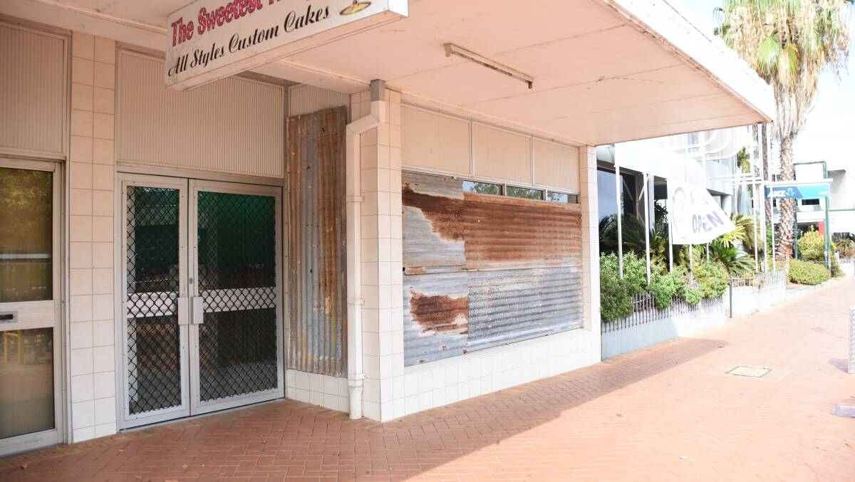The store in the centre of the CBD has been a regular target of vandals and thieves.