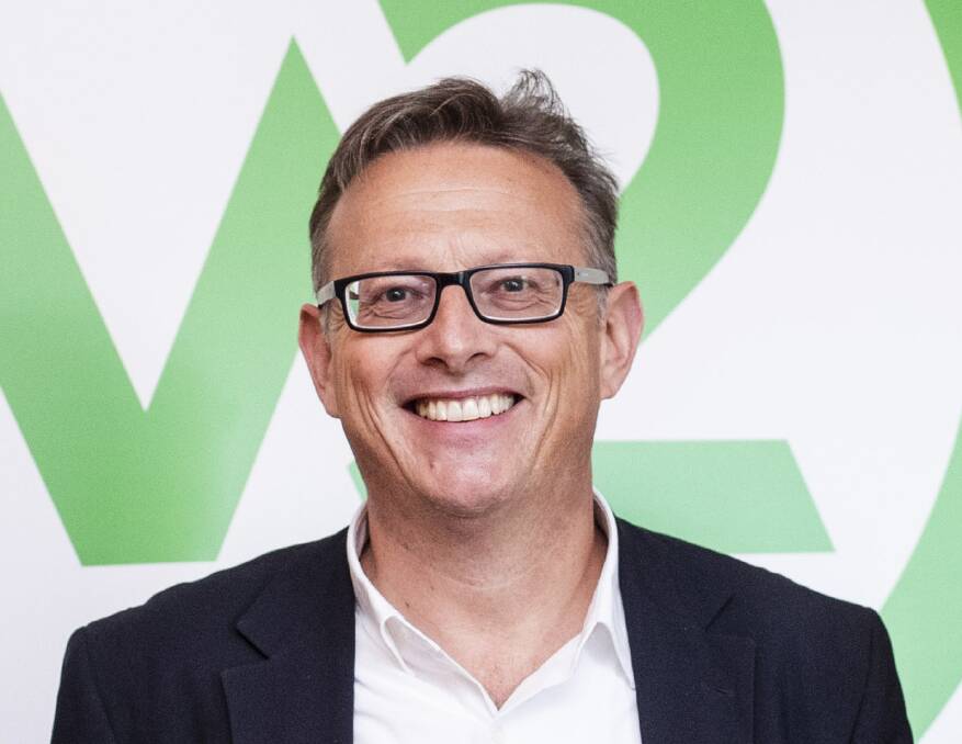 HERE TO STAY: v2foods founder and chief executive officer Nick Hazell.