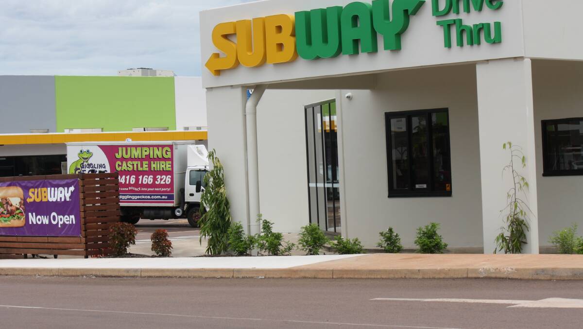 NOW OPEN: A new subway drive-thru has just opened at Coolalinga, almost 300km from Katherine.