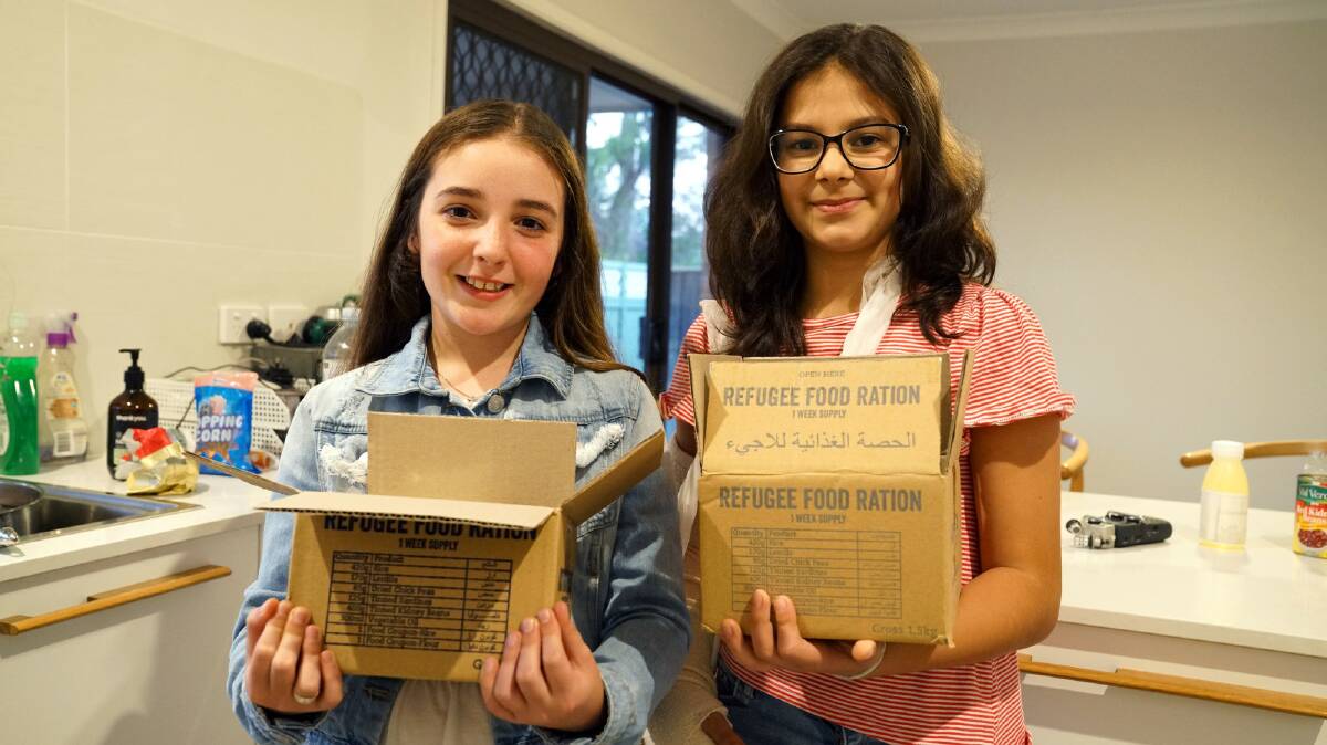 Soufia and Arielle, aged 11, took part in last year's challenge.