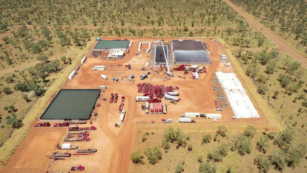  The Kyalla well site near Daly Waters. Picture: Origin Energy.