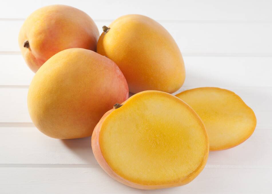 Honey Gold mangoes.