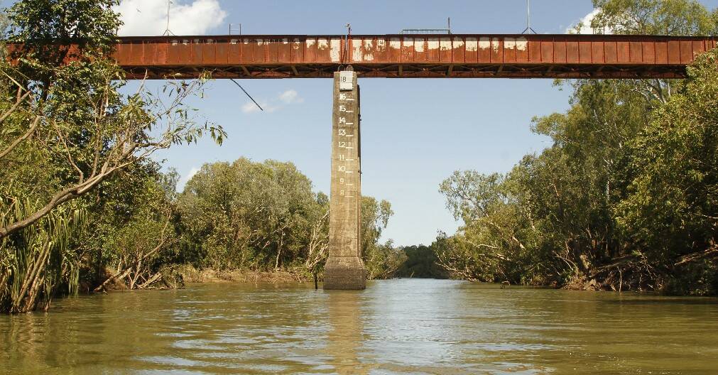 ESCAPE ROUTE: The Katherine River has been a popular escape route over the past week.