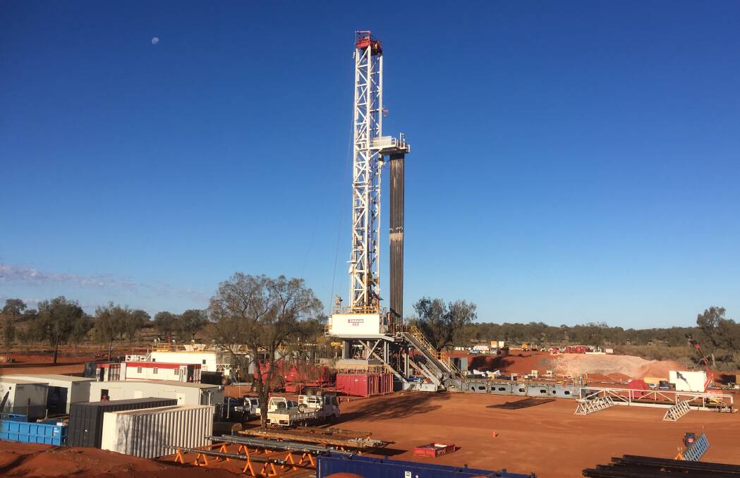 Drilling of the NT in the search for shale gas has already begin. Picture: supplied.