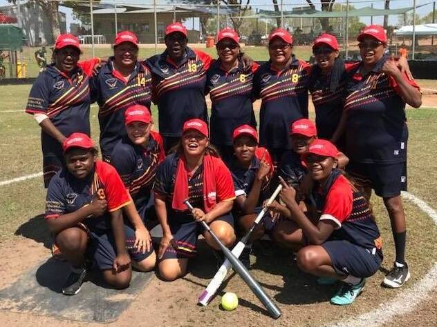 The Arnhem Crows womens team secured the Division 2 title after defeating St Mary’s 6/2 during the final round of the NT Champs competition on Sunday. Picture: Roper Gulf Regional Council.