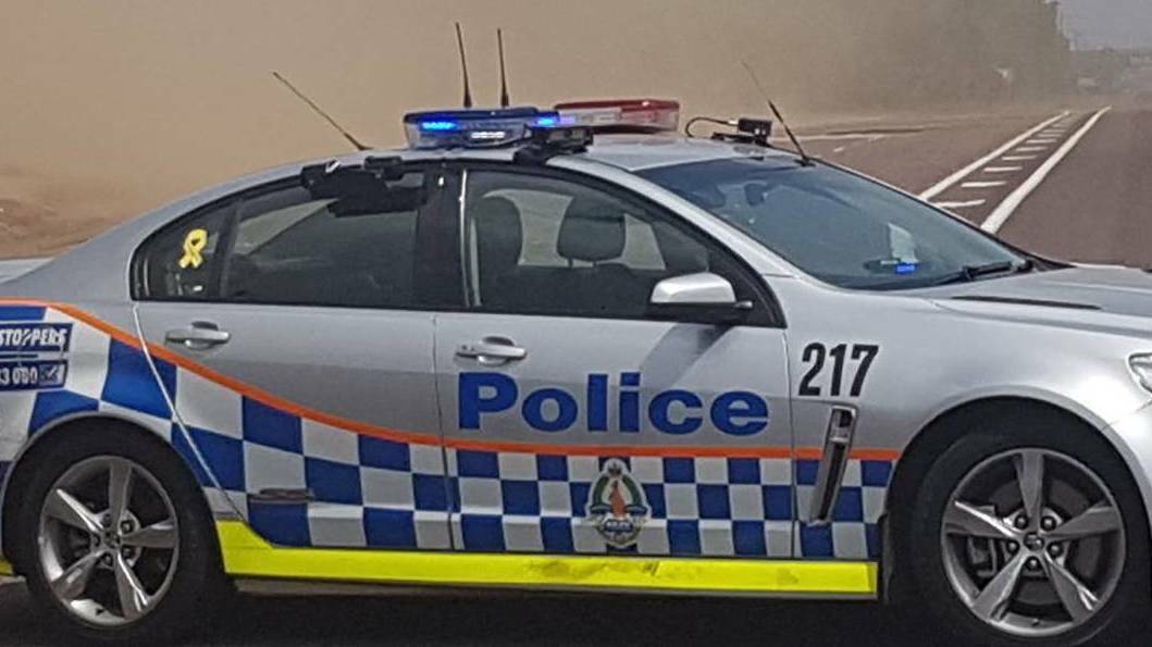 Two men drove through Katherine to sell drugs and alcohol to a remote community, police claim.