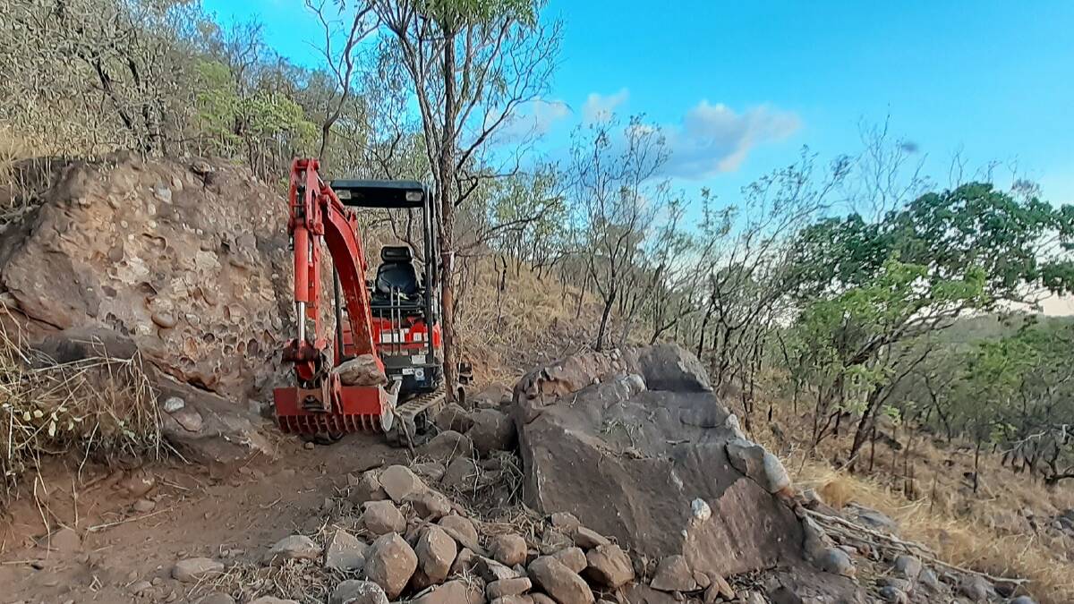 Work is already under way on the new walking and mountain bike trails. Picture: Ground Creations Pty Ltd.
