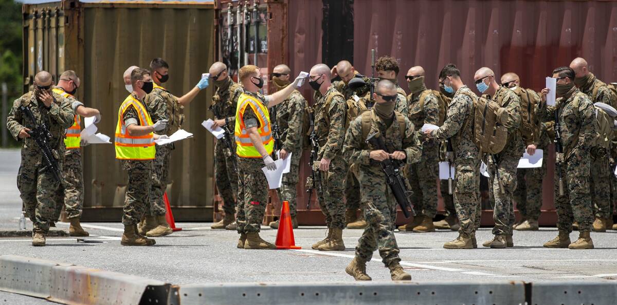 The US Marines are already on their way to Darwin and have started screening in Japan. Picture: US Marines.