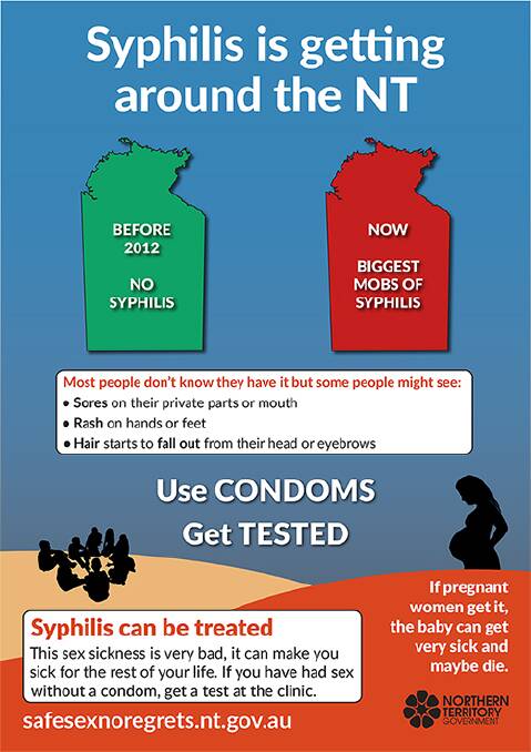 Syphilis kits now in Katherine