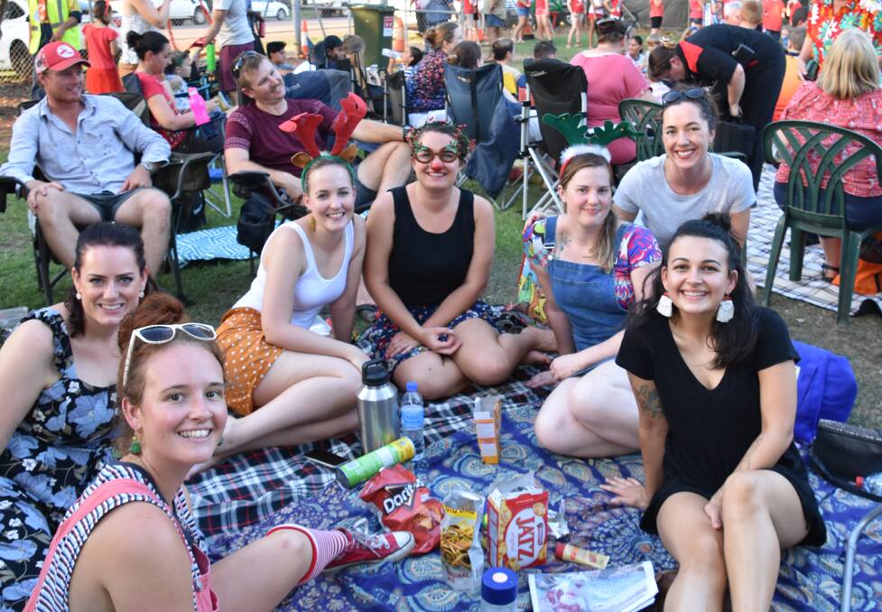 Carols in Katherine from last year, Santa can forget the thermal underwear this year.