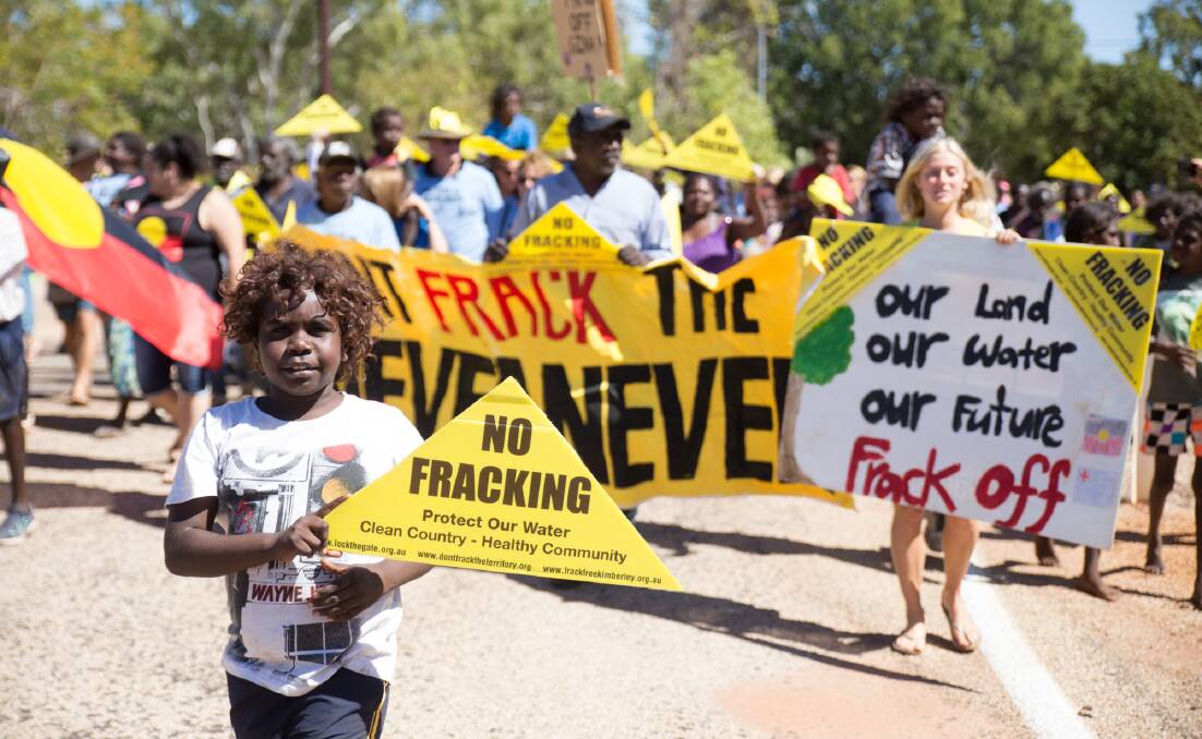 Opponents to fracking have kept up the fight, even after the moratorium was lifted and Katherine has been the winner.
