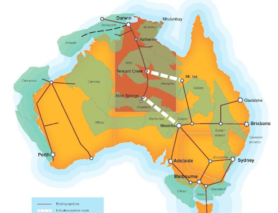 Pipeline would 'fulfil Territory's gas vision' - Govt says
