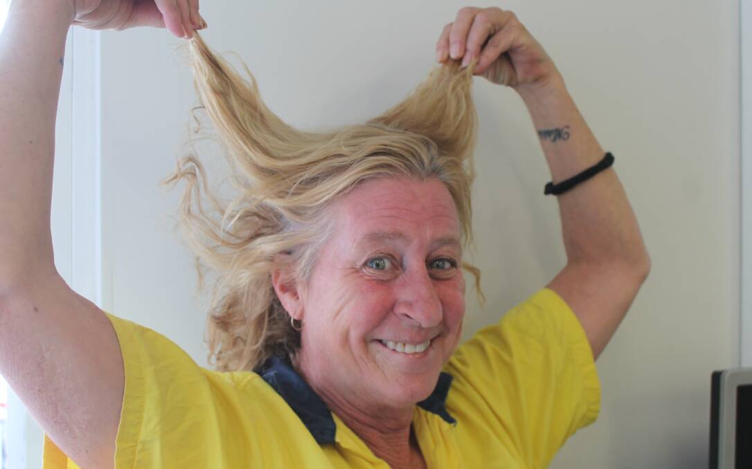 BACK AGAIN: A decade after losing her locks for charity, Karyn Kalamaras says it's time to do it again.